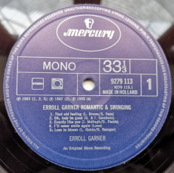 Erroll Garner – албум Romantic & Swinging - Img 3