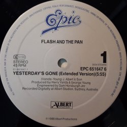 Flash And The Pan ‎– сингъл Yesterday's Gone (Extended Version) - Img 4