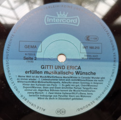 Gitti Und Erica – албум Musik Kennt Keine Grenzen - Img 3