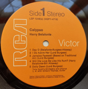 Harry Belafonte – албум Calypso - Img 3