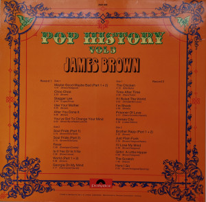 James Brown – албум Pop History Vol 3 - Img 2
