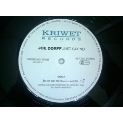 Joe Dorff ‎– сингъл Just Say No - Img 4