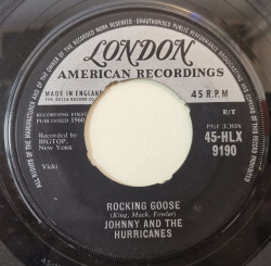 Johnny And The Hurricanes ‎– сингъл Rocking Goose