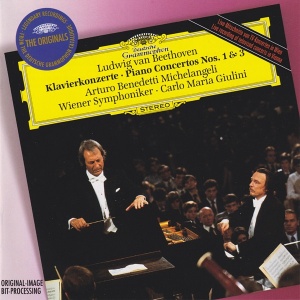 Ludwig van Beethoven - албум Arturo Benedetti Michelangeli, Wiener Symphoniker, Carlo Maria Giulini – Klavierkonzerte = Piano Concertos Nos. 1 & 3 (CD)