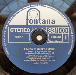 Manfred Mann – албум Attention! Manfred Mann! - Img 3