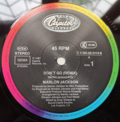 Marlon Jackson – сингъл Don't Go - Img 3