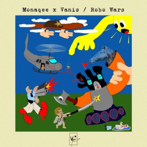 Monaqee & Vanis - ROBO WARS (1 x LP)