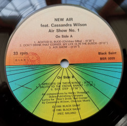 New Air Featuring Cassandra Wilson – албум Air Show No. 1 - Img 3