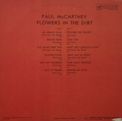 Paul McCartney – албум Flowers In The Dirt - Img 2