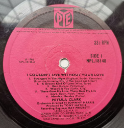 Petula Clark – албум I Couldn't Live Without Your Love - Img 3