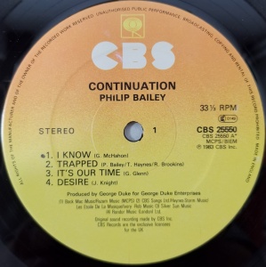 Philip Bailey – албум Continuation - Img 3