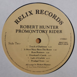 Robert Hunter – албум Promontory Rider - Img 3