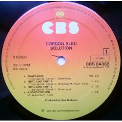 Solution ‎– албум Cordon Bleu - Img 3