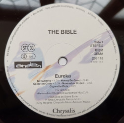 The Bible ‎– албум Eureka - Img 3