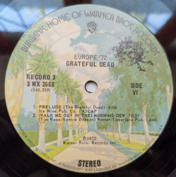 The Grateful Dead – албум Europe '72 - Img 3