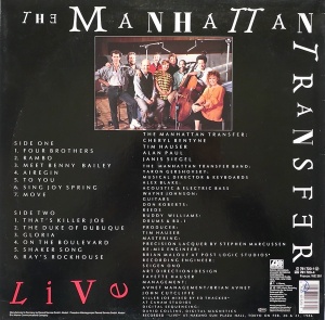 The Manhattan Transfer – албум Live - Img 2