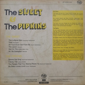 The Sweet and The Pipkins – албум The Sweet and The Pipkins - Img 3