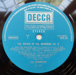 Val Doonican – албум The World Of Val Doonican Vol II - Img 2