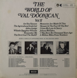 Val Doonican – албум The World Of Val Doonican Vol II - Img 2