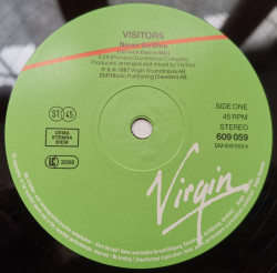 Visitors – сингъл Never So Blue (12-Inch Dance-Mix) - Img 3