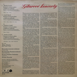 Vivaldi, Haydn, Carulli - албум Slovenský Komorný Orchester, Milan Zelenka, Bohdan Warchal – Gitarové Koncerty - Img 2