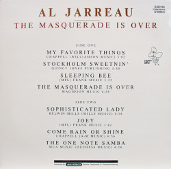 Al Jarreau – албум The Masquerade Is Over - Img 2