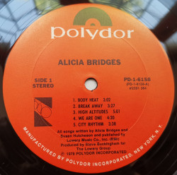 Alicia Bridges – албум Alicia Bridges - Img 3