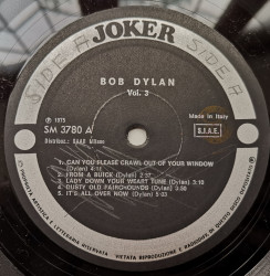 Bob Dylan – A Rare Batch Of Little White Wonder - албум Volume 3 - Img 2