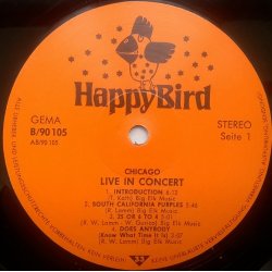 Chicago ‎– албум Live In Concert - Img 3