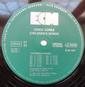 Chick Corea – албум Children's Songs - Img 3