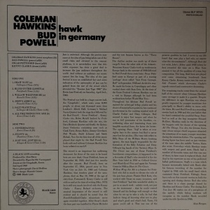 Coleman Hawkins & Bud Powell – албум Hawk In Germany - Img 2