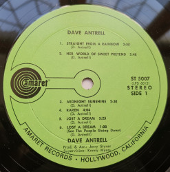Dave Antrell – албум Dave Antrell - Img 3