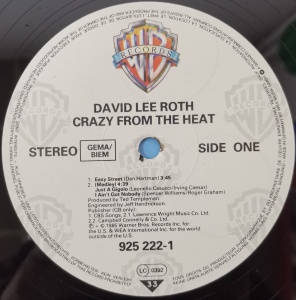 David Lee Roth – албум Crazy From The Heat - Img 2