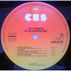 Eef Albers – албум Blue Capricorn - Img 3
