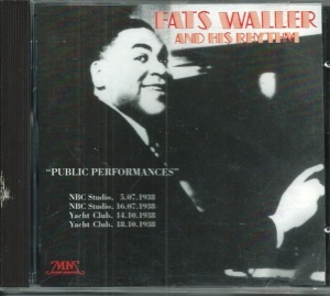 Fats Waller and His Rhythm – албум Public Performances (CD)