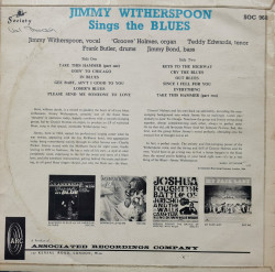 Jimmy Witherspoon – албум Jimmy Witherspoon Sings The Blues - Img 2