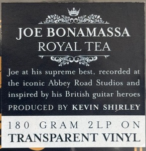 JOE BONAMASSA - албум ROYAL TEA - Img 2