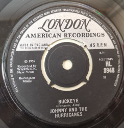Johnny And The Hurricanes ‎– сингъл Red River Rock