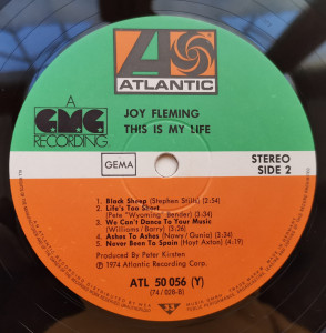 Joy Fleming – албум This Is My Life - Img 3