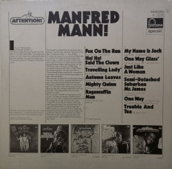 Manfred Mann – албум Attention! Manfred Mann! - Img 2