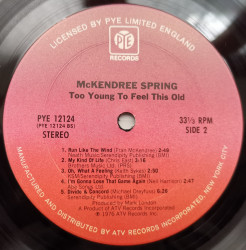 McKendree Spring – албум Too Young To Feel This Old - Img 3