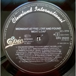 Meat Loaf ‎– албум Midnight At The Lost And Found - Img 2