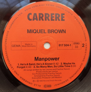 Miquel Brown – албум Manpower - Img 3