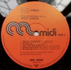 Percy Sledge – албум Star-Collection Vol. 2 - Img 3