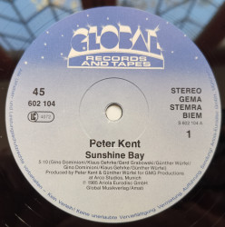 Peter Kent – сингъл Sunshine Bay - Img 3