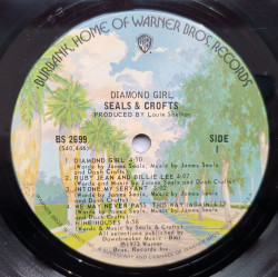 Seals & Crofts ‎– албум Diamond Girl - Img 3