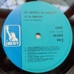 The 5th Dimension – албум The Fantastic 5th Dimension - Img 3