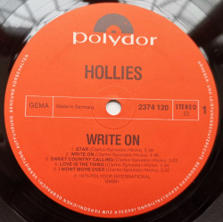 The Hollies – албум Write On - Img 3