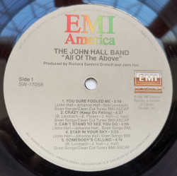 The John Hall Band – албум All Of The Above - Img 3