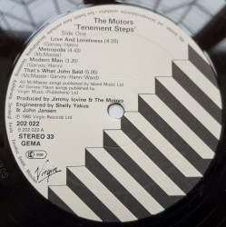 The Motors – албум Tenement Steps - Img 3